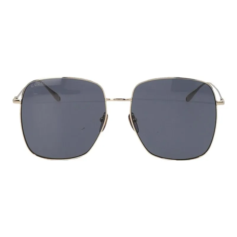 GUCCI Squared Frame Disco Charm Detailing Sunglasses-0