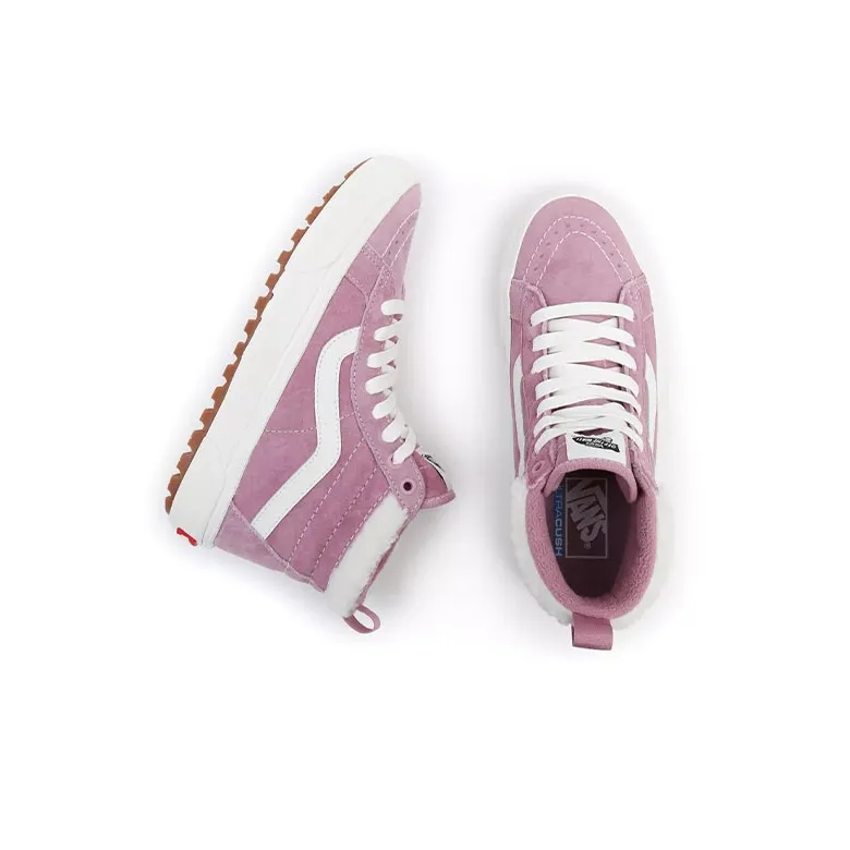 Vans SK8 HI MTE 1 'Pink White'-3