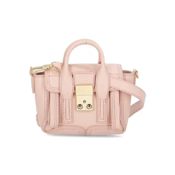 3.1 Phillip Lim Pashli Calfskin Biker Bag, Shoulder Bag, Crossbody Bag, Handbag Mini Women's Light Pink