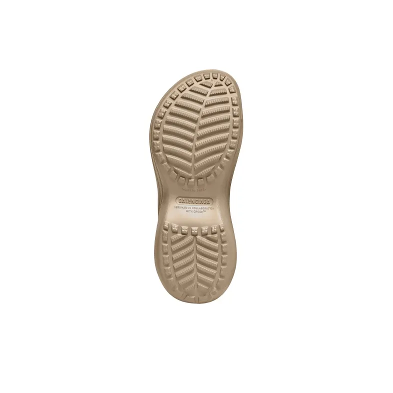 Balenciaga Crocs X Balenciaga Pool Slide Sandal 'Beige'-4