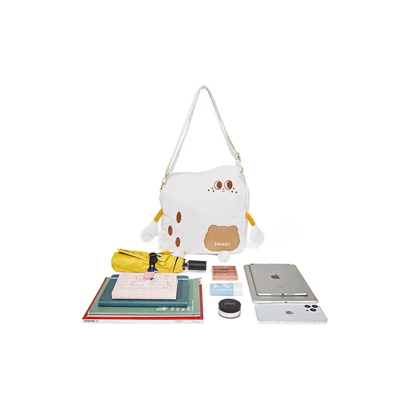Sound For Life Nylon Fabric Shoulder Bag Crossbody Bag Shoulder Bag Regular Women's Yellow Ecru-3