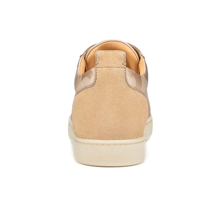 CL LUBOTING Low Top Stylish Skateboarding Shoes Men's Beige-4