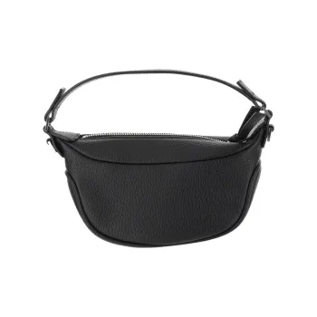 By Far Cow Leather Shoulder Bag Handbag Shoulder Bag Women's Black