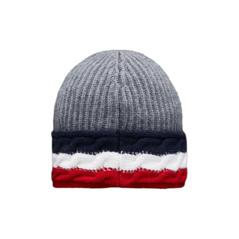 Moncler Logo Patch Knitted Beanie-1