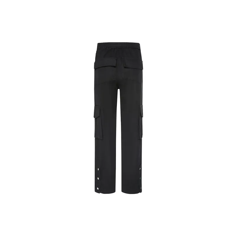 COOLALPACA Cargo Pants Unisex Black-1