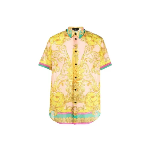 VERSACE Shirts Men Yellow