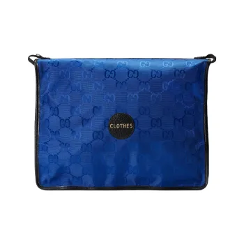 GUCCI Off The Grid Nylon Storage Bag Women's Blue