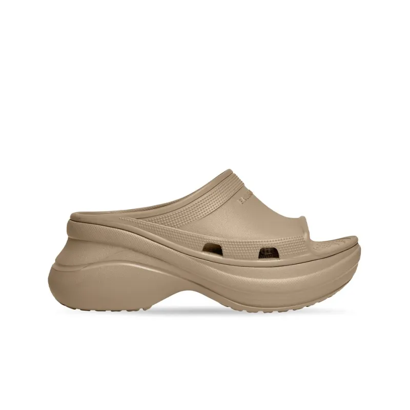 Balenciaga Crocs X Balenciaga Pool Slide Sandal 'Beige'-1