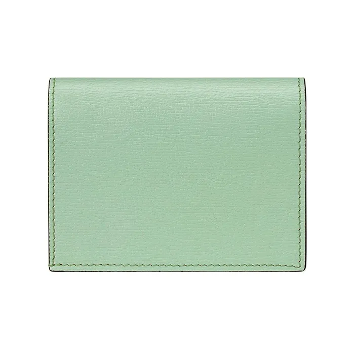 GUCCI Bananya Banana Meow Collaboration Limited Edition Leather Wallet Women's Light Green-2