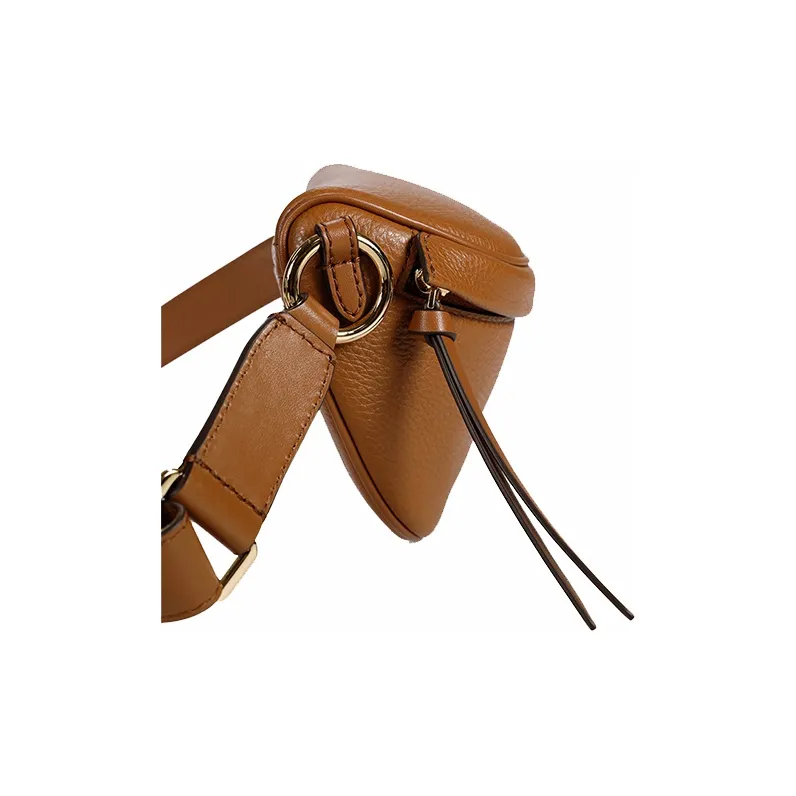MICHAEL KORS Cow Leather Fanny Pack Medium Size Women's Brown-3