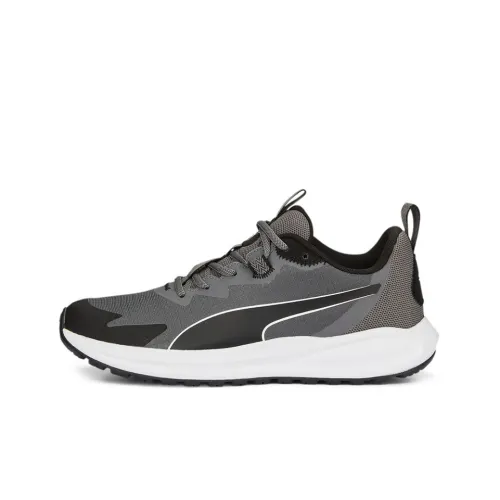 PUMA Twitch Runner Running Shoes Unisex Low-Top Black/Grey/White