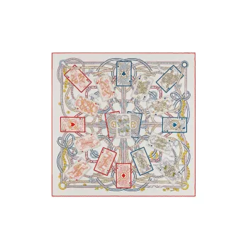 HERMES 2020 2024 Dame De Couer Silk Scarf Scarves