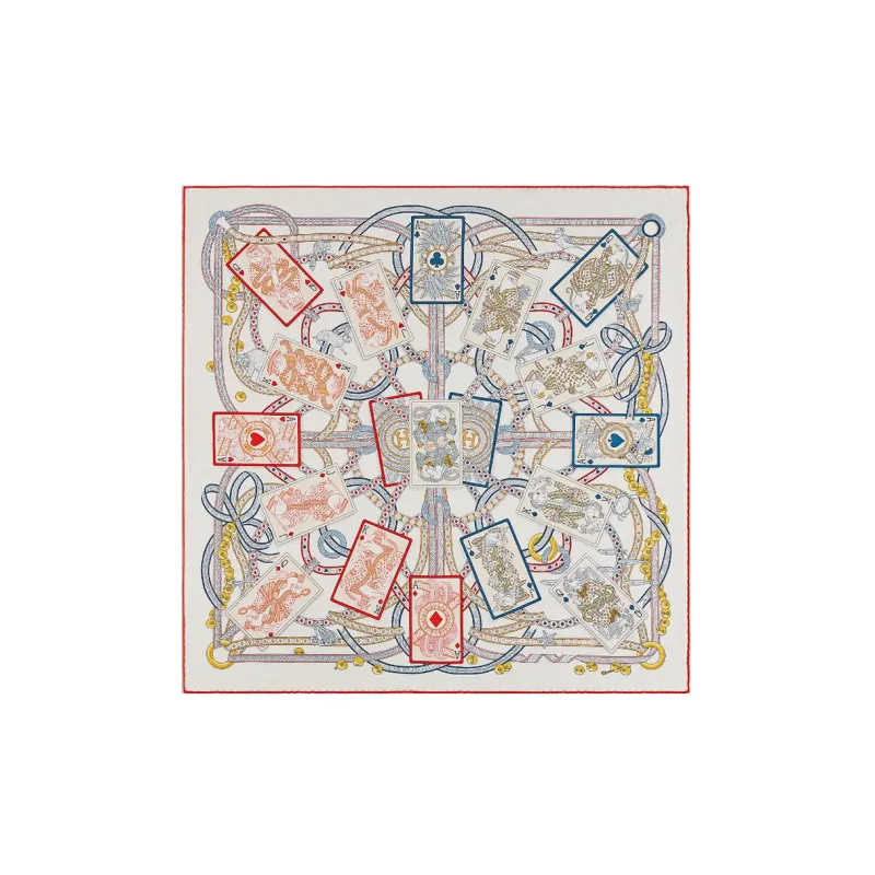 HERMES 2020 2024 Dame De Couer Silk Scarf Scarves-0