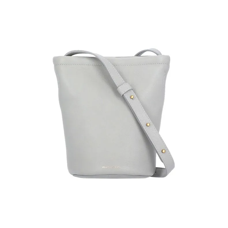MANSUR GAVRIEL Calfskin Bucket Bags Crossbody Bag Shoulder Bag Women's Gray-0