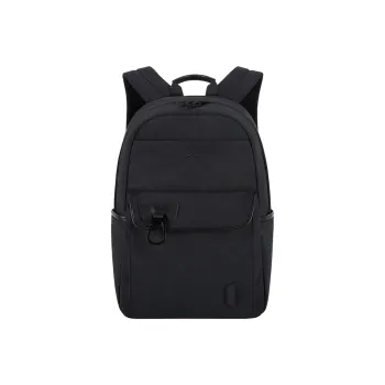 BAGSMART Fabric Backpack Large Size Unisex Black/Lemon/Light Green