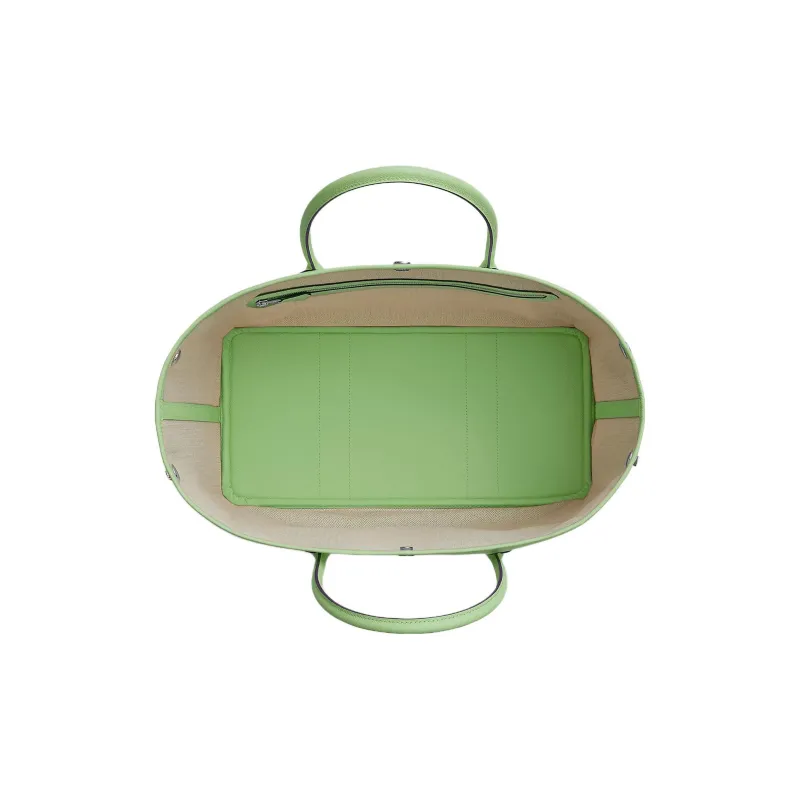 HERMES Garden Party Epsom Calfskin Garden Handbag Women's 3I Vert Criquet Avocado Green-2