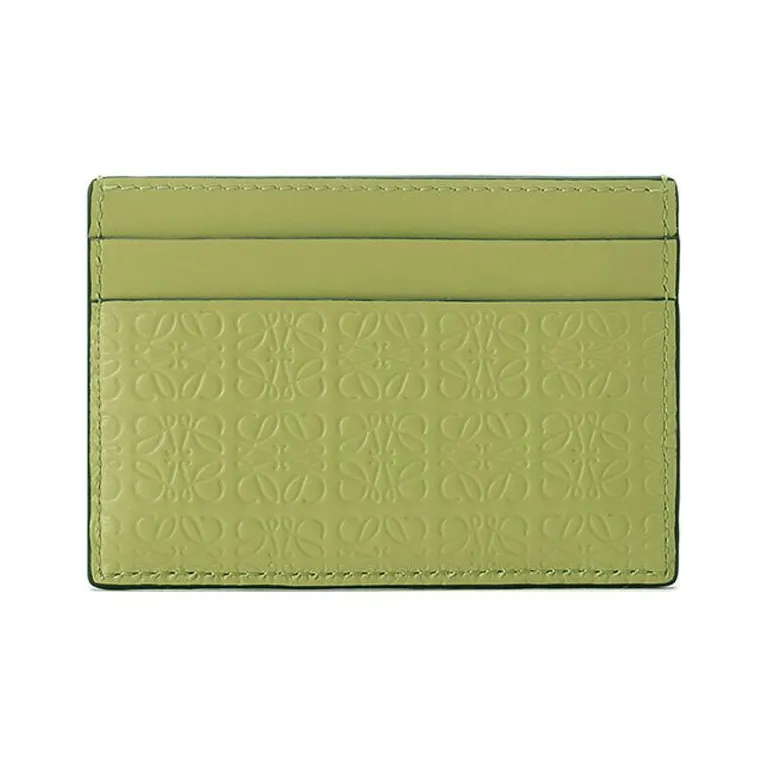LOEWE Cow Leather Card Holder Card Holder Women's Avocado-2
