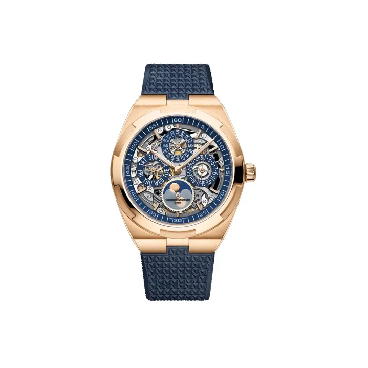 VACHERON CONSTANTIN Longitudinal And Lateral Collection OVERSEAS Automatic Mechanical Movement Men's Watch Cut Out Dial-2
