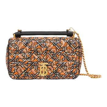 Burberry Lola Bag Sheepskin Handbag, Shoulder Bag, Crossbody Bag Women's Multicolor
