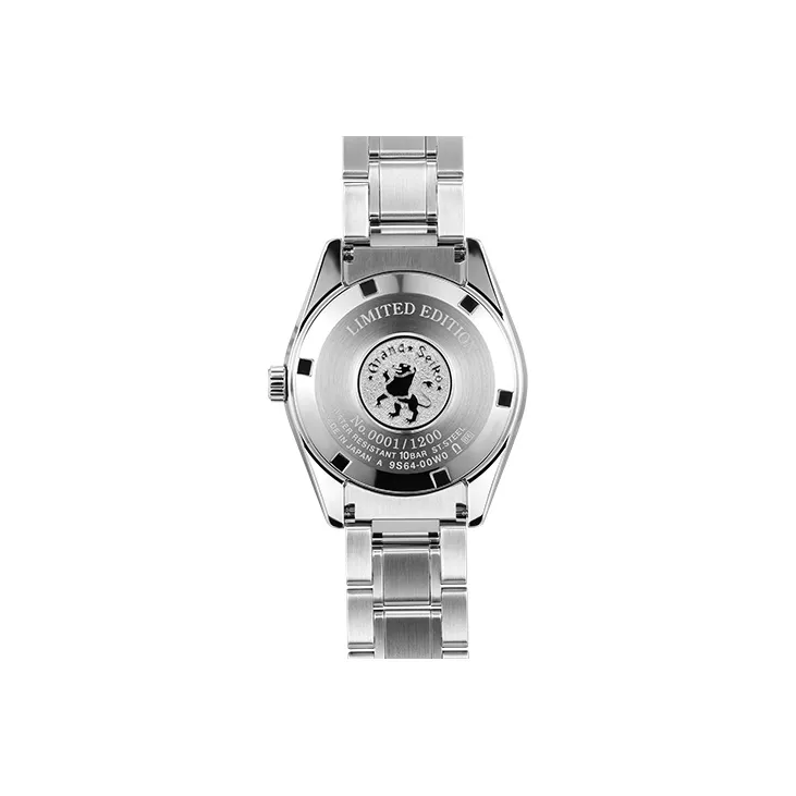 GRAND SEIKO Mechanical Movement Stainless Steel Strap Watch Women's Watch Pink Watch Dial-3