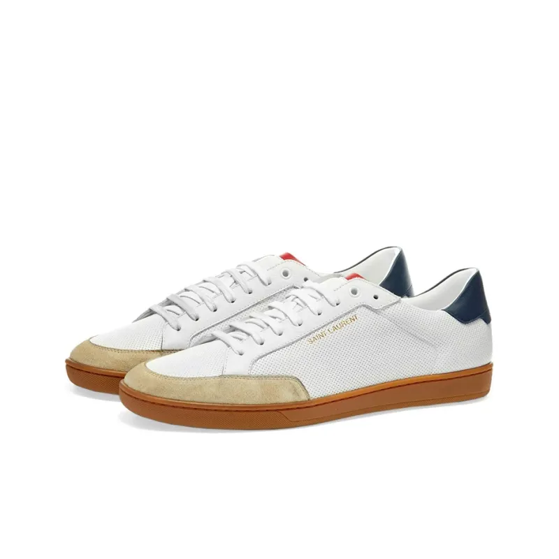 SAINT LAURENT Court Classic SL/10 Optic White-2