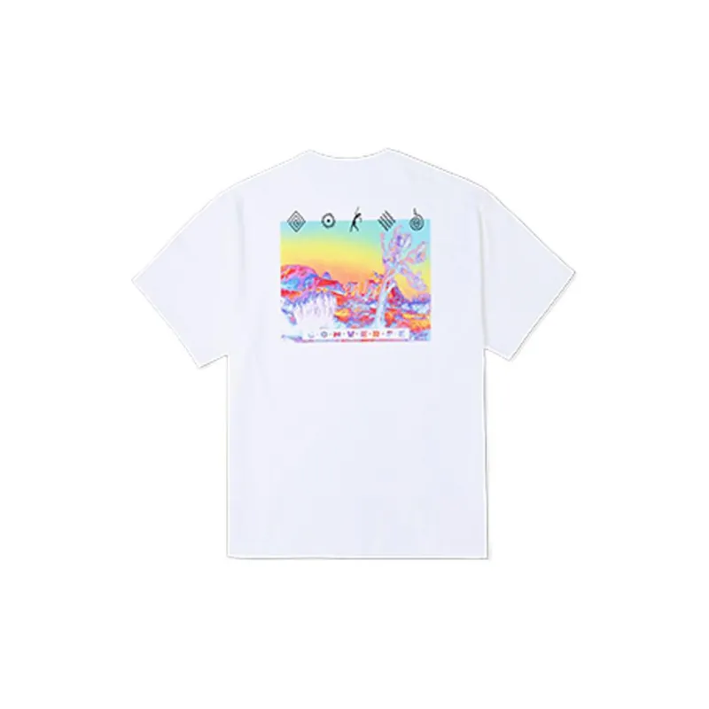 Converse Drop Shoulder Sleeve T-Shirt Men's White-0