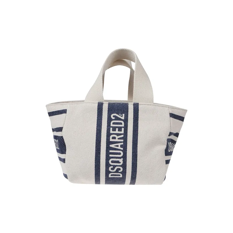 DSQUARED 2 Cotton Shoulder Bag Crossbody Bag Handbag Women's Blue-2