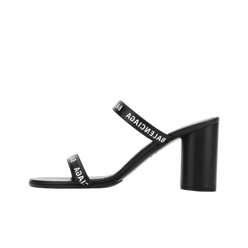 Balenciaga Slide Slippers Women's Black-0