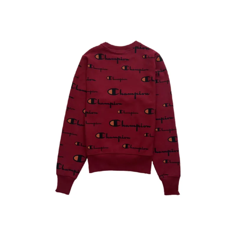 Champion Sweatshirts Unisex Cherry Red-1