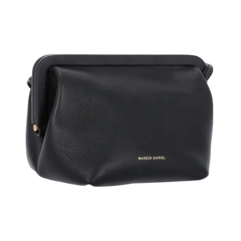 MANSUR GAVRIEL Calfskin Handheld Crossbody Bag Shoulder Bag Women's Black-1
