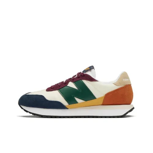 New Balance NB 237 Running Shoes Unisex Low-Top White/Green/Blue