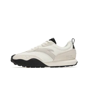 Anta Cushioning Anti Slip And Wear Resistant Low Top Life And Leisure Men's White Black
