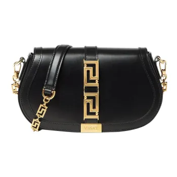 FANSIZHE Calfskin Portable Crossbody Bag Shoulder Bag Women's Black