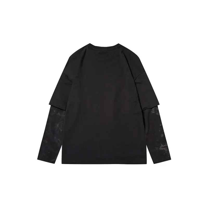 Zoo York Crew Neck Loose Fit Mock Two Piece Sweatshirt Fall Unisex-5