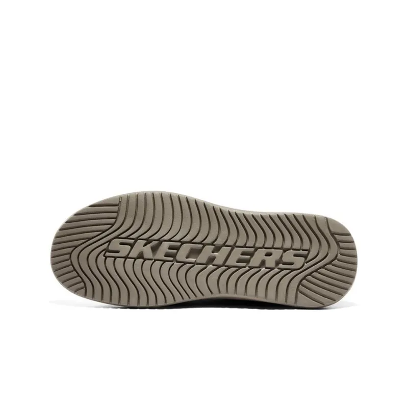 Skechers Proven Cushioning, Slip Resistant, Abrasion Resistant, Breathable Low Top Casual Shoes Men's Brown-4