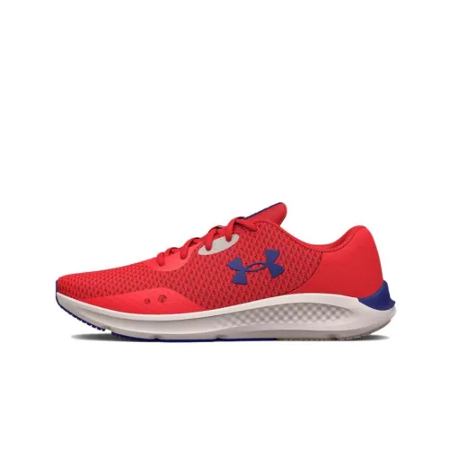 Under Armour Pursuit Running Shoes Men Low-Top Red/Blue