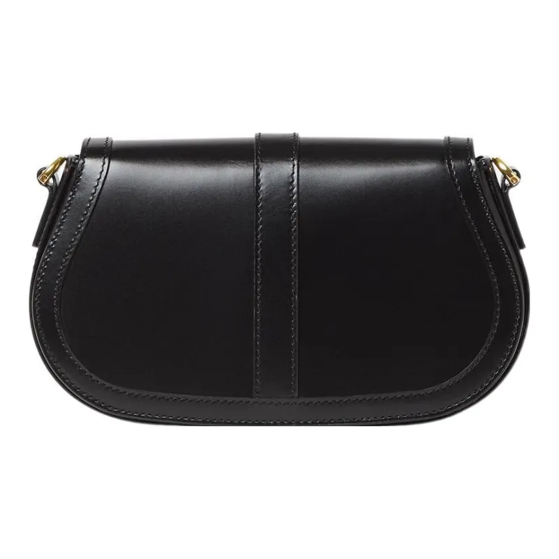 FANSIZHE Calfskin Portable Crossbody Bag Shoulder Bag Women's Black-2