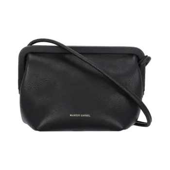 MANSUR GAVRIEL Calfskin Handheld Crossbody Bag Shoulder Bag Women's Black