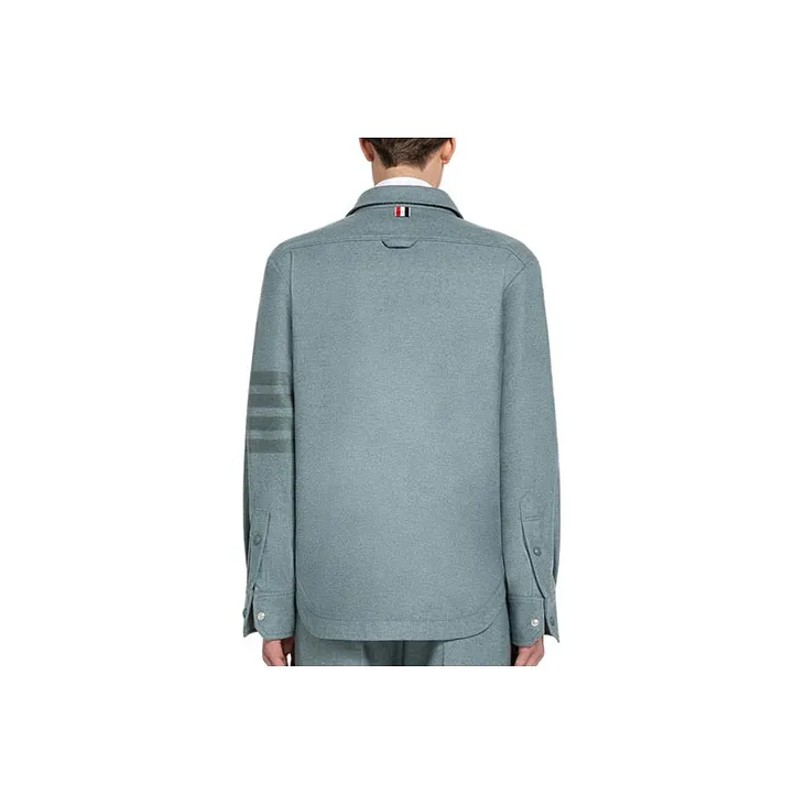 THOM BROWNE 4 Bar Shirt Jacket-1