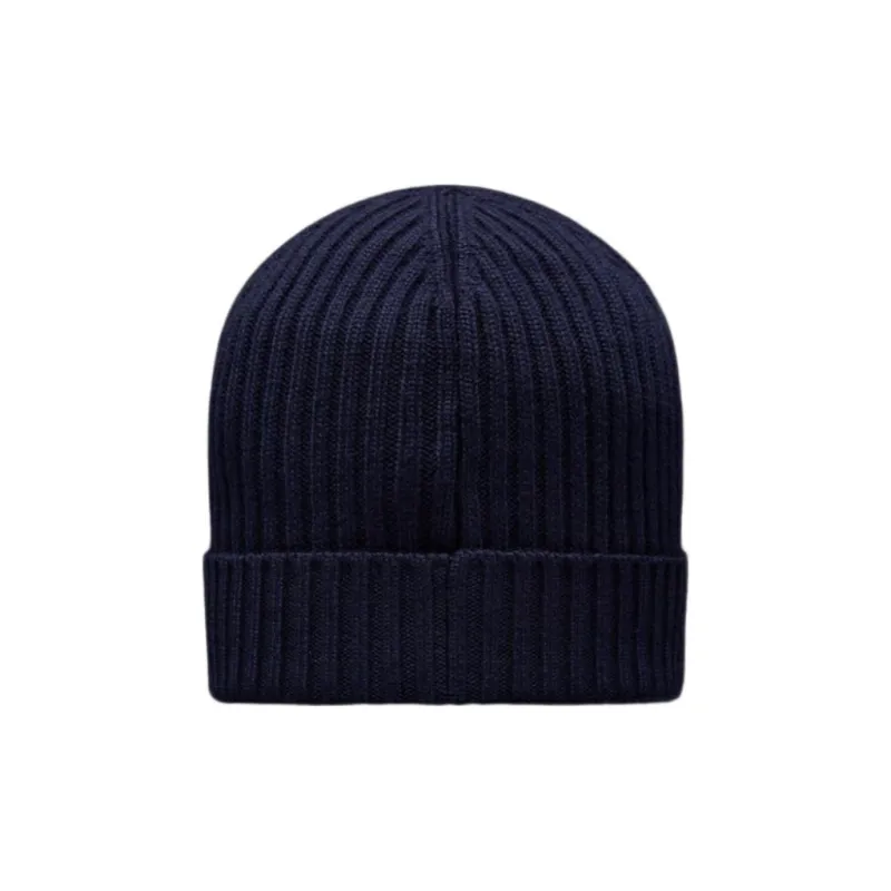 Moncler Logo-patch Striped Beanie-1
