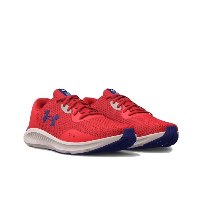 Under Armour Charged Pursuit 3 'Bolt Red Bauhaus Blue'-2