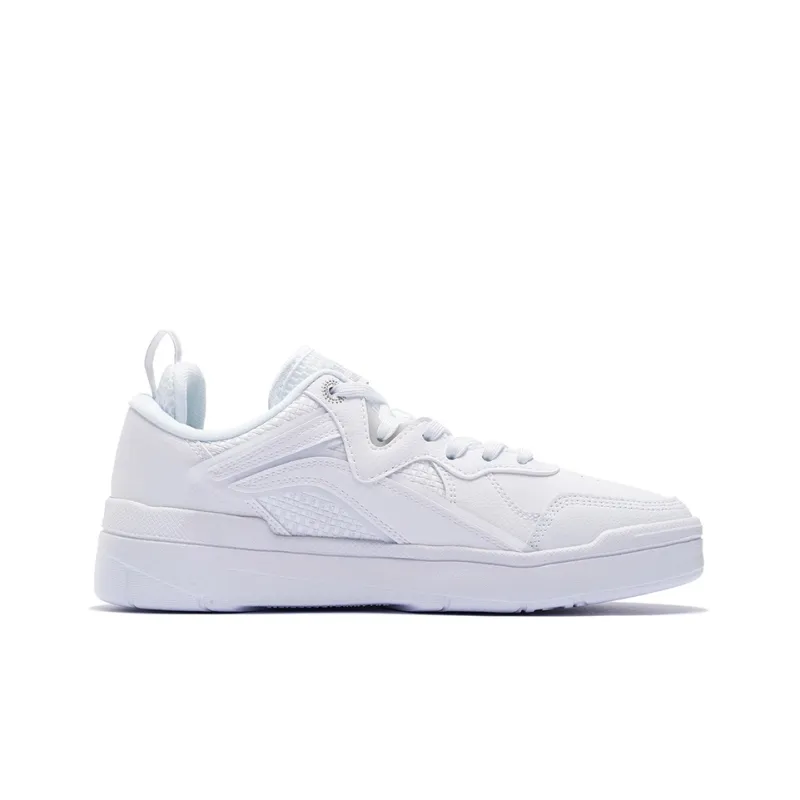LiNing Wave Lite Low Top Skateboard Shoes Men's White-1