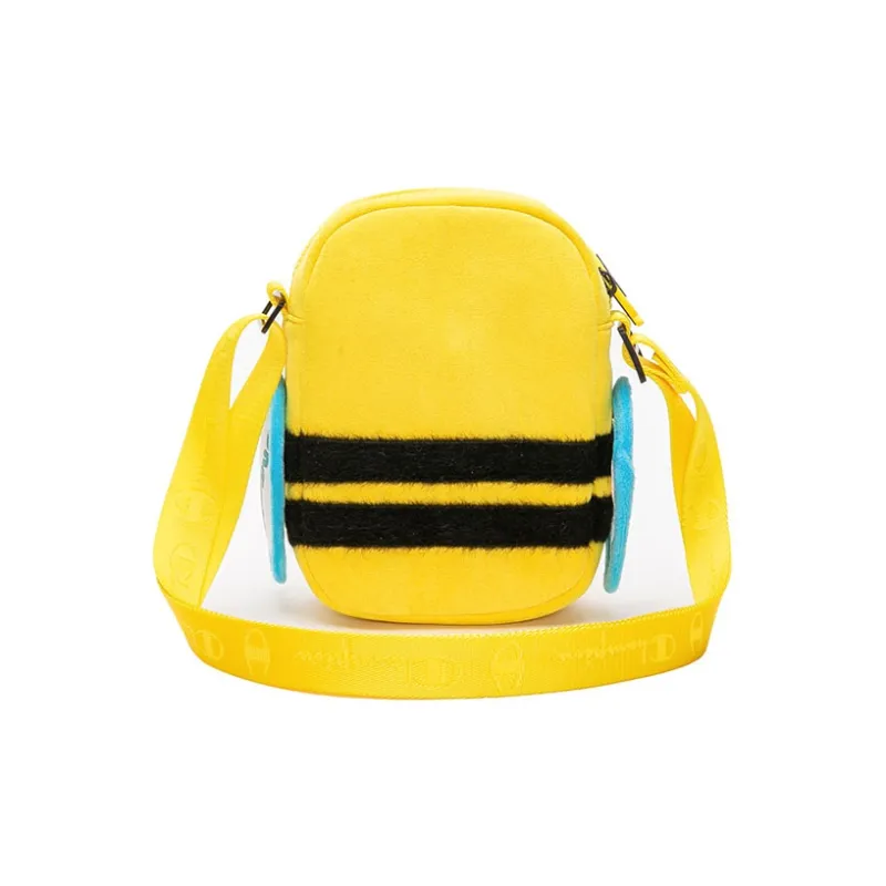Champion Melting Sadness Collaboration Champion Mtss Co Branded Series Polyester Bee Bag Shoulder Bag Unisex Yellow-3