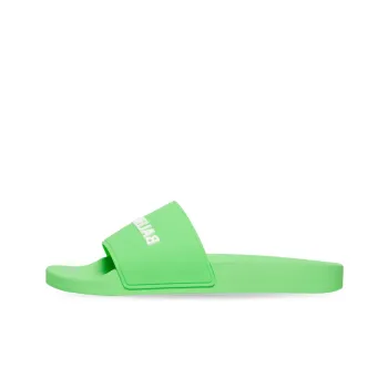 Balenciaga Pool Slide Green White
