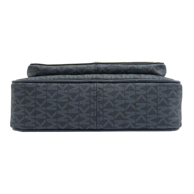 MICHAEL KORS Jet Set Travel Patchwork Cow Leather Camera Bag Shoulder Bag Crossbody Bag Medium Size Women's Dark Blue-3