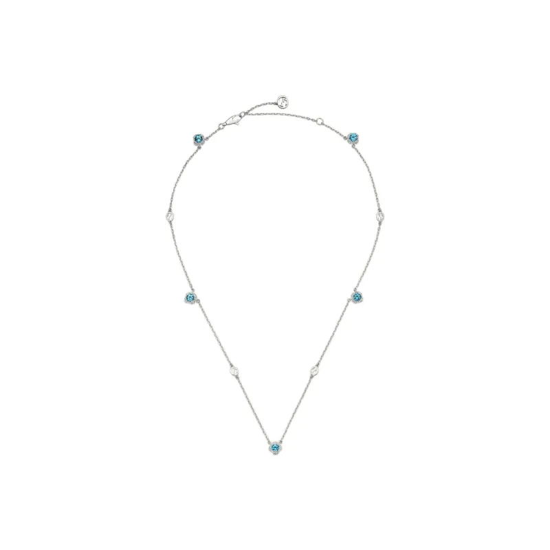 GUCCI Classic Double G Necklace Collection Necklaces Women's Silver-1