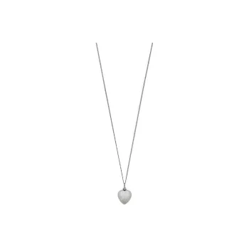 SAINT LAURENT Heart Charm Chain Cuved Necklace