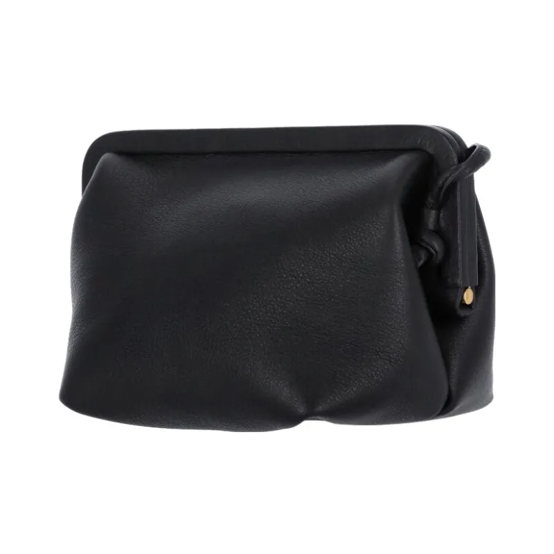 MANSUR GAVRIEL Calfskin Handheld Crossbody Bag Shoulder Bag Women's Black-2
