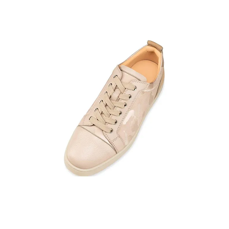 CL LUBOTING Low Top Stylish Skateboarding Shoes Men's Beige-3