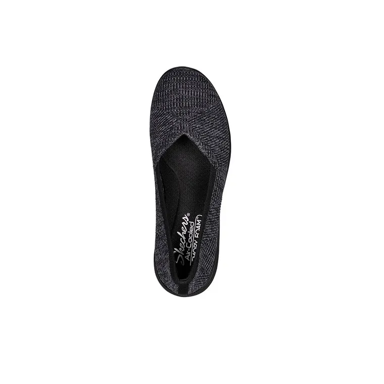 Skechers Arya Casual Shoes Women's Low-Top Black-3